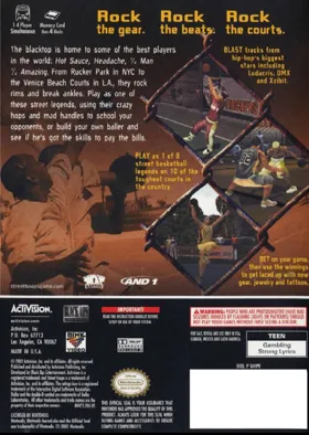 Street Hoops box cover back